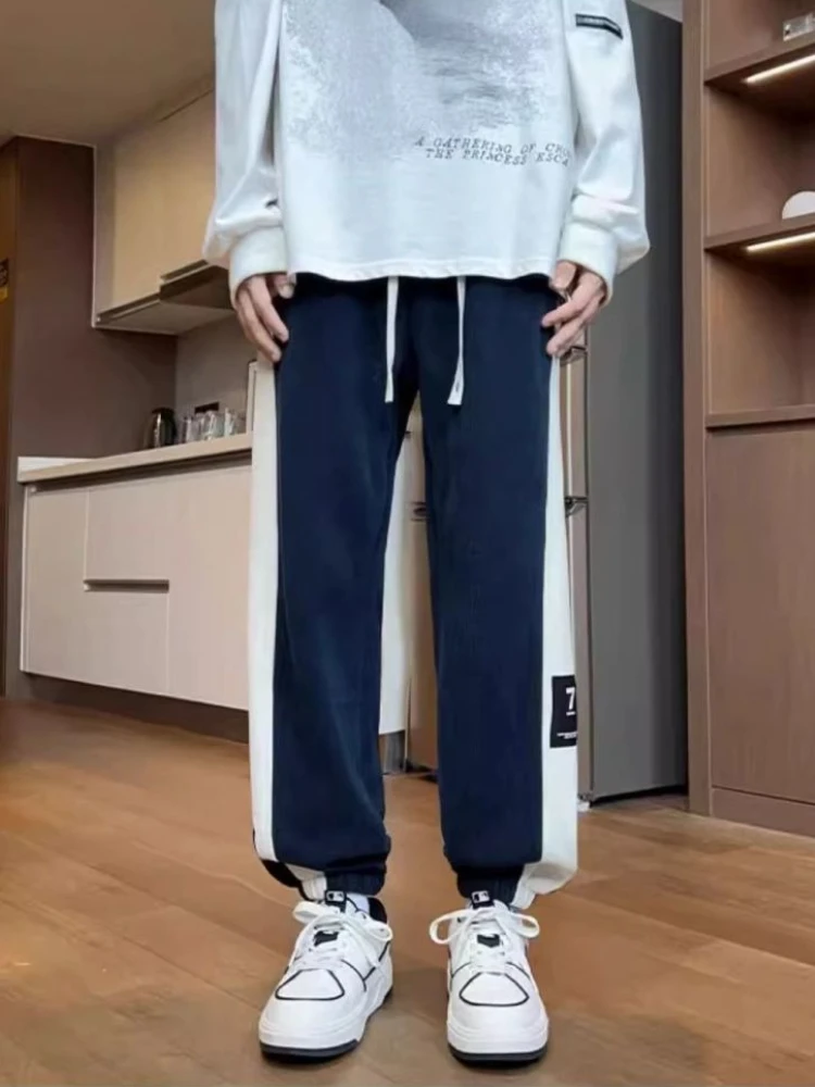 

Sweatpants for Men Joggers Harem Plus Big Size Corduroy Trousers Korean Trend Essential Y2k New in Retro Cool Man Sports Pants