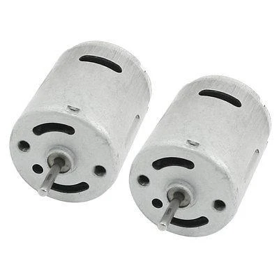 

2PCS 3-6V (can use 7.2V) DC 6V 24000RPM Output Speed 2Pin Connector 370 Motor for Aircraft Model