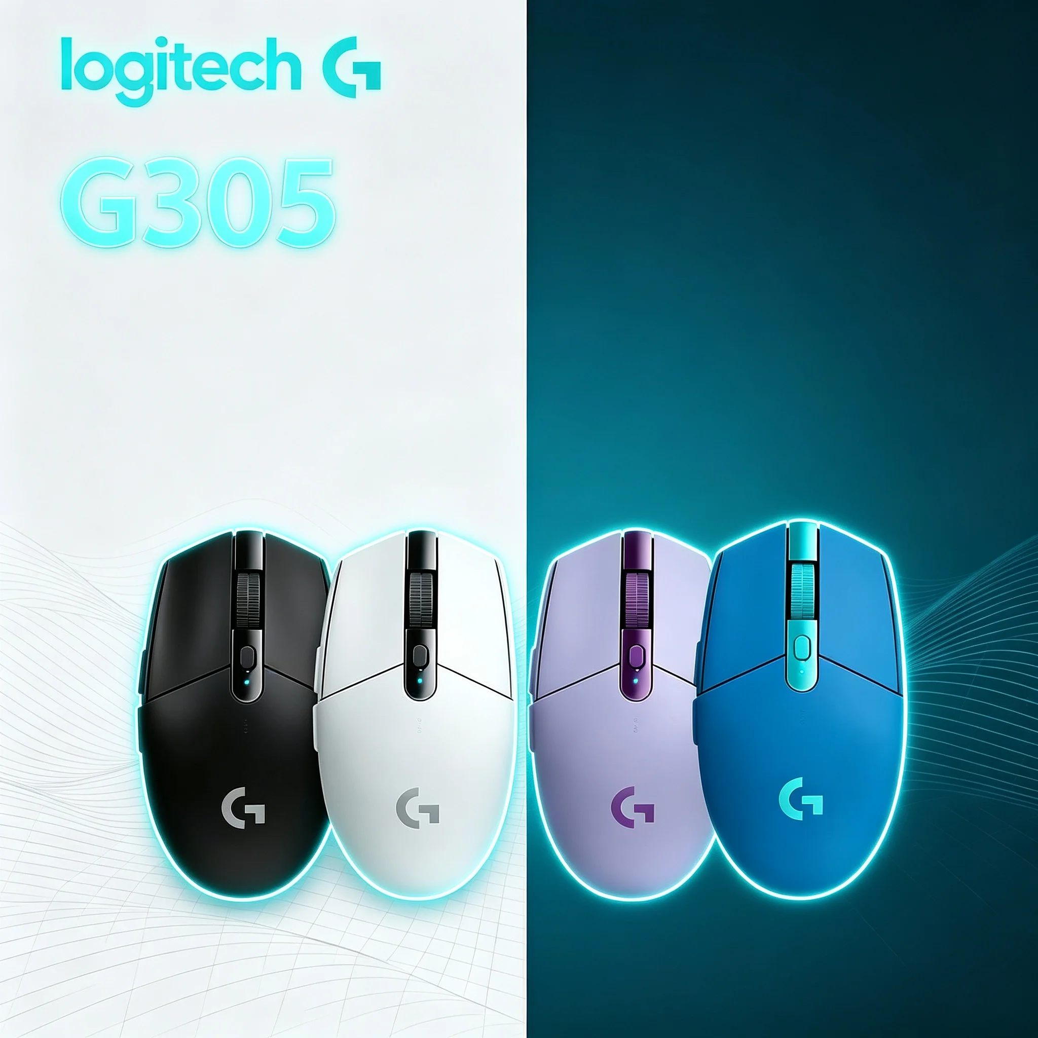 Logitech G305 Wireless Gaming Mouse Low Latency For Esports Gaming Office Work Daily Life Use High Precision Optical Mice