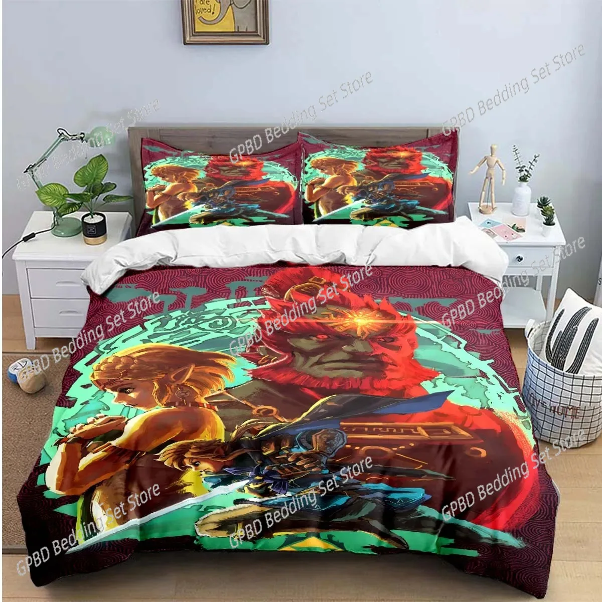 

Exquisite Game Z-ZELDA Printed Bedding Sets Exquisite Set Duvet Cover Bed Comforter Set Bedding Set Luxury Gift Home Textiles