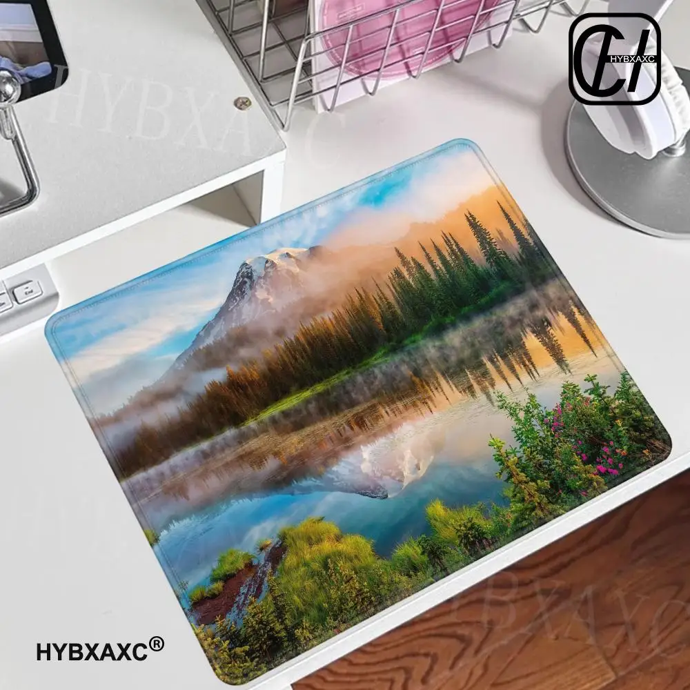 New HYBXAXC Beach Palm Island Background Anti-Slip Gaming Speed MousePad 450x400x3mm Cool Design Table Mat Player Rubber Laptop