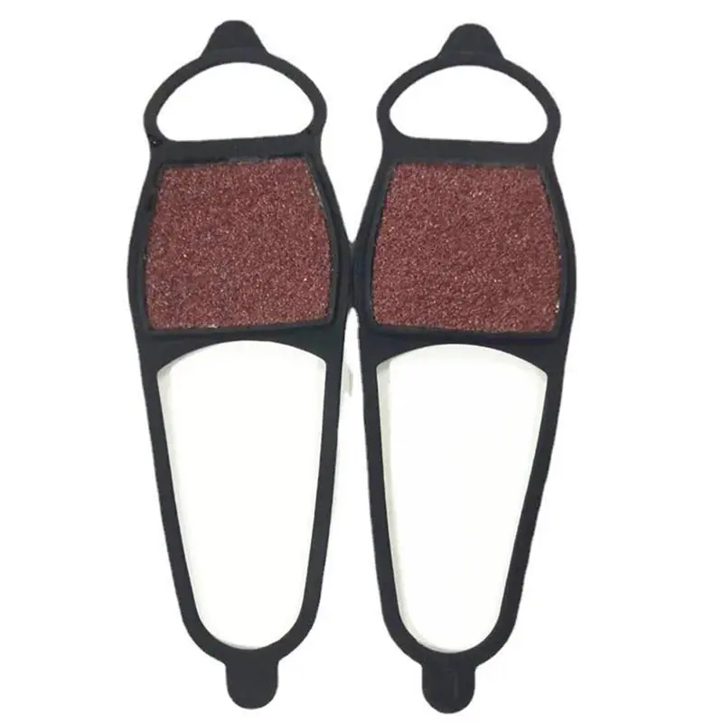 TEXU Outdoor Anti-Slip Shoe Covers With Double Sided Crampons Designed For Improved Traction On Ice, Snow,And Winter Surfaces