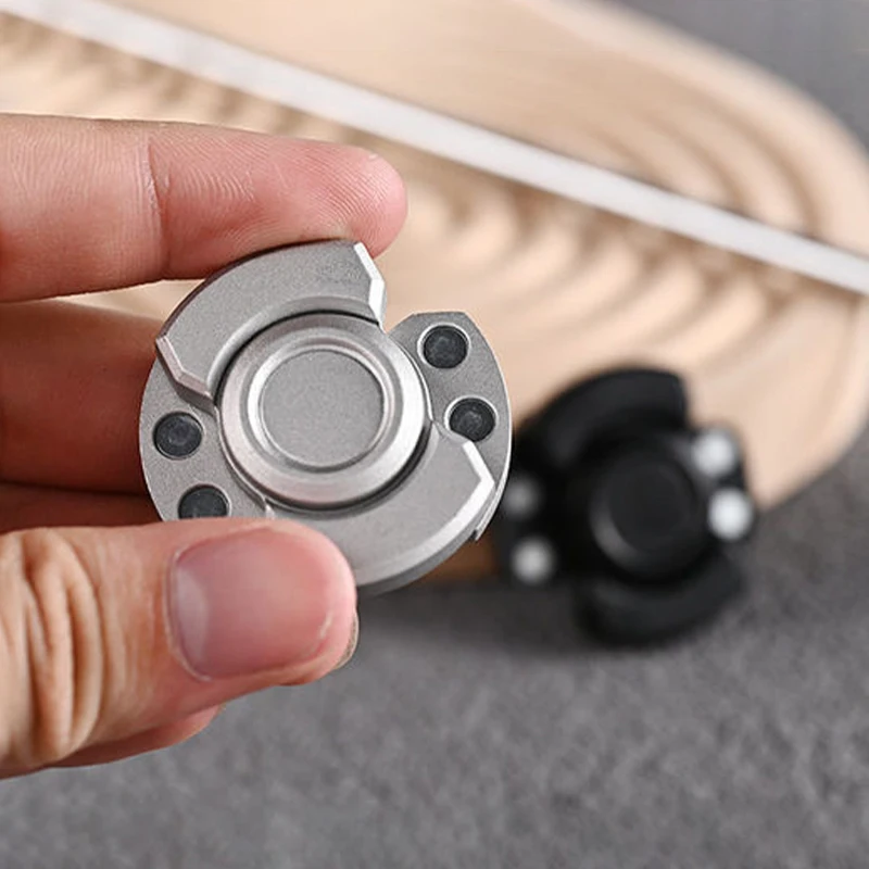 Wielokrotnego Użytku Magnetyczny Suwak Fidget Spinner EDC Zabawki Antystresowe dla Dorosłych Spinner do Ręki ADHD Lęk Autyzm Redukcja Stresu