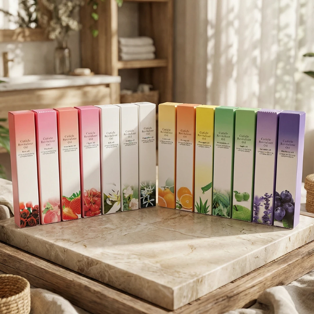 15 قطعة قلم زيت بشرة الفراولة خالي من البارابين مع شمع العسل ومنشط مغذي لبشرة الأظافر التالفة وترطيبها