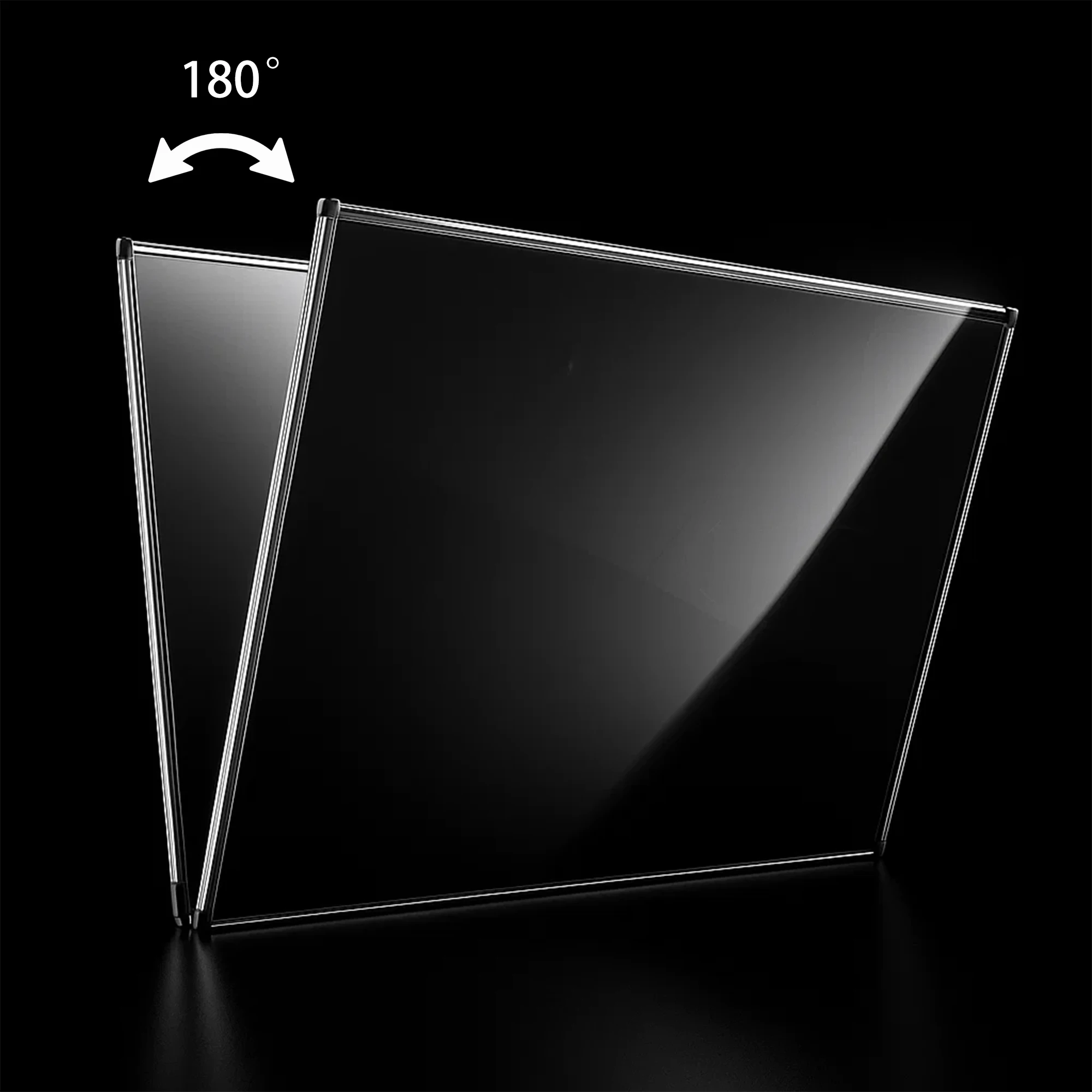 Deli Foldable Double Sided Whiteboard 60x36 Inch, Magnetic Dry Erase Board for Classroom, Office & Home