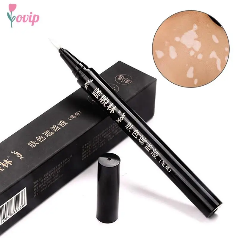 Vitiligo Cover Pen Narben Muttermale wasserdichte weiße Flecken Tarnung Make-up Stift