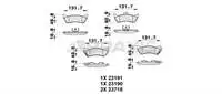 Store code: AB0351 brake pad rear ML-CLASS W163 9805