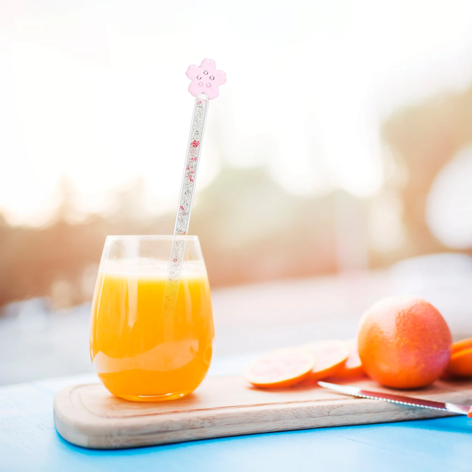 

Portable Stirring Rod Premium Glass Multi- Accessory Reusable Coffee Shop Bar Tool