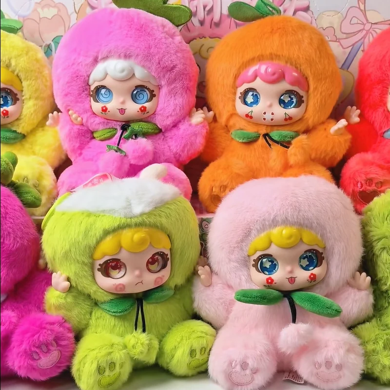 

Midoo Fruit Baby Plush Blind Box Sitting Posture Series Toy Doll With Rotating Eyes Backpack Pendant Decor Surprise Mystery Gift