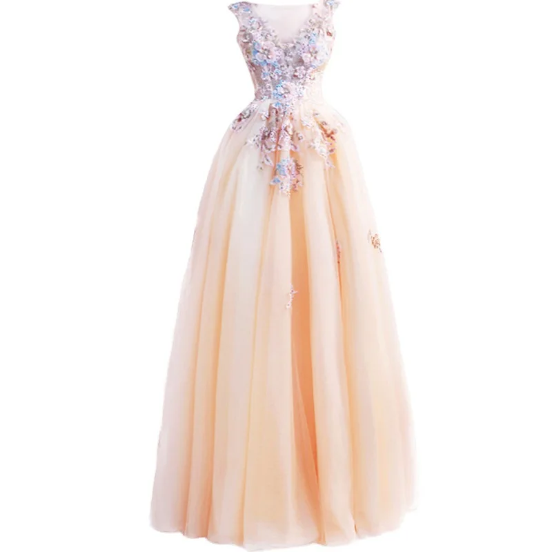 Robe de soirée de mariée européenne et américaine, manches longues, pour Banquet, examen d'art, spectacle de marche, demoiselles d'honneur, nouvelle collection été 2026