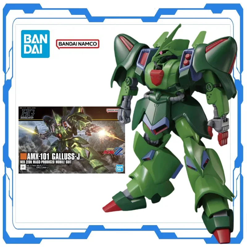 

Оригинальная сборная модель Bandai HG 1/144 AMX-101 GALLUSS-J, коллекционная фигурка, подлинная модель мобильного костюма Gundam, игрушка в подарок для детей