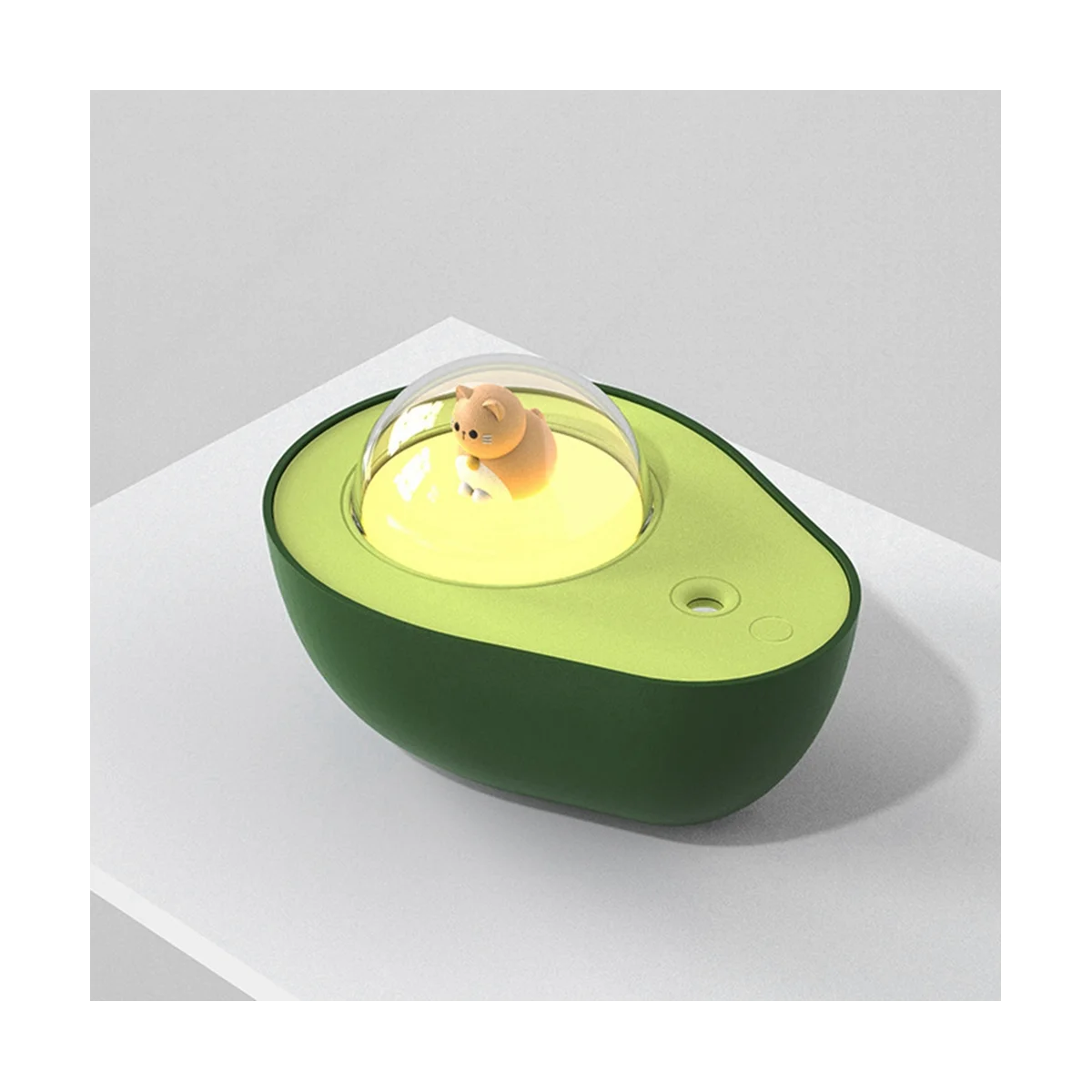 210 مللي الأفوكادو تنقية الهواء المرطب قابلة للشحن الروائح الناشر الضروري النفط مع مصباح لتهيئة الجو للهدايا