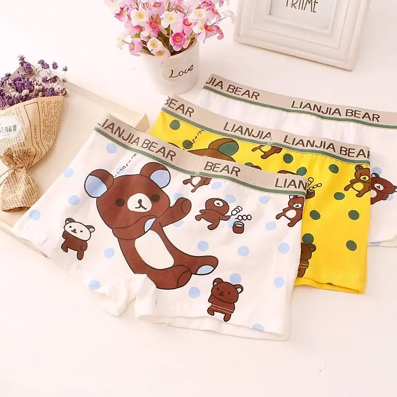 8Pc/Lot Baby Girl Boy Underwear Children Cute Cartoon Animal Print Cotton Panties Boxer Briefs Shorts Toddler Kids Panties 1-10Y