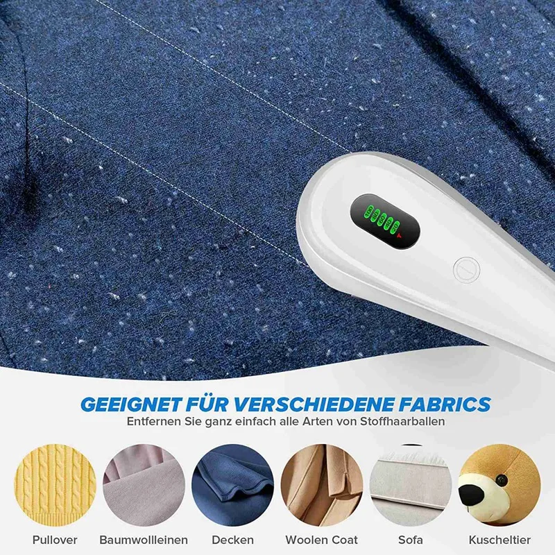 سهلة-ماكينة حلاقة الوبر الكهربائية ، USB قابلة للشحن مزيل الوبر للأقمشة المختلفة مزيل الوبر الوبر القاطع مثالية للأسرة