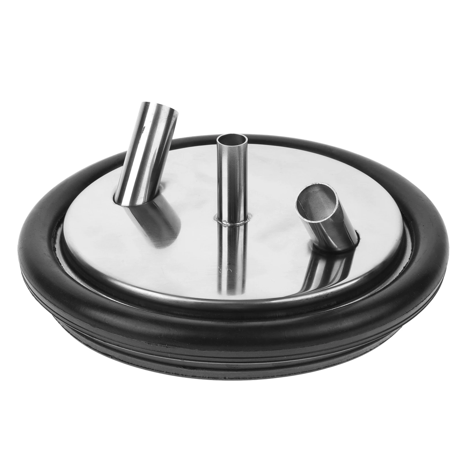 Milking Bucket Lid Bottle Swing Machine Cap Pouring Spout Rubber Daily Use Metal