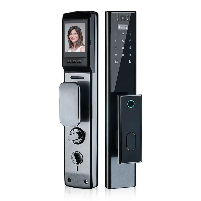 Tediton Fechaduras Inteligentes Biometric Fingerprint Security Digital Fingerprint Smart Camera Door