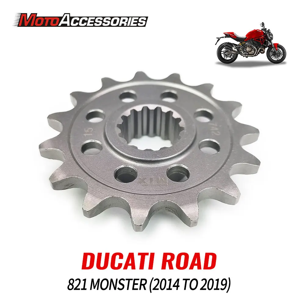 For Ducati Monster 821 939 950 Hypermotard 950 Scrambler 1100 Front 520 Chain Sprocket Dirt Pit Bike Motorcycle Part Super Sport