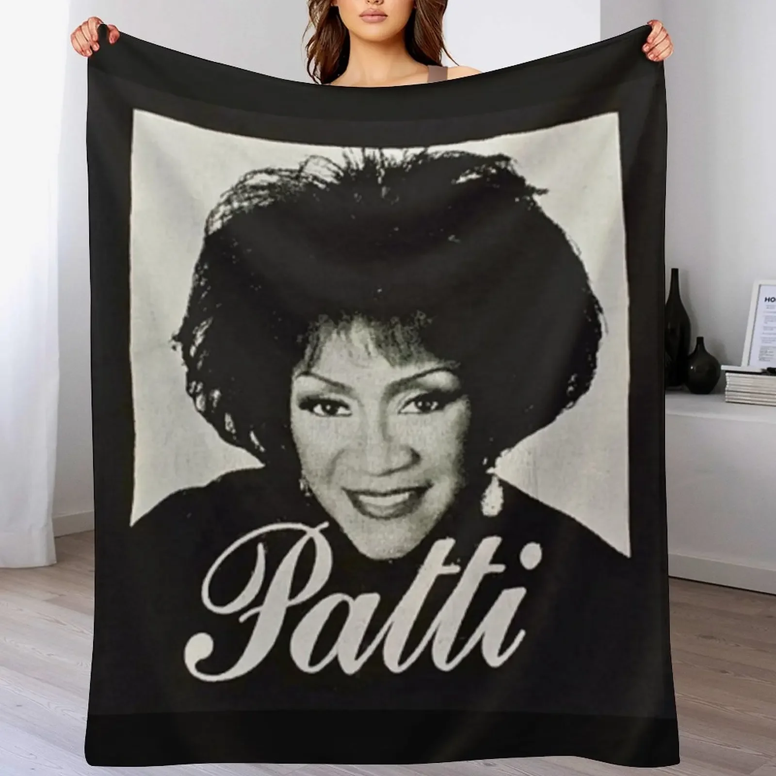 

Vintage Patti Throw Blanket Custom Sofa Throw Winter beds Flannel Fabric Blankets