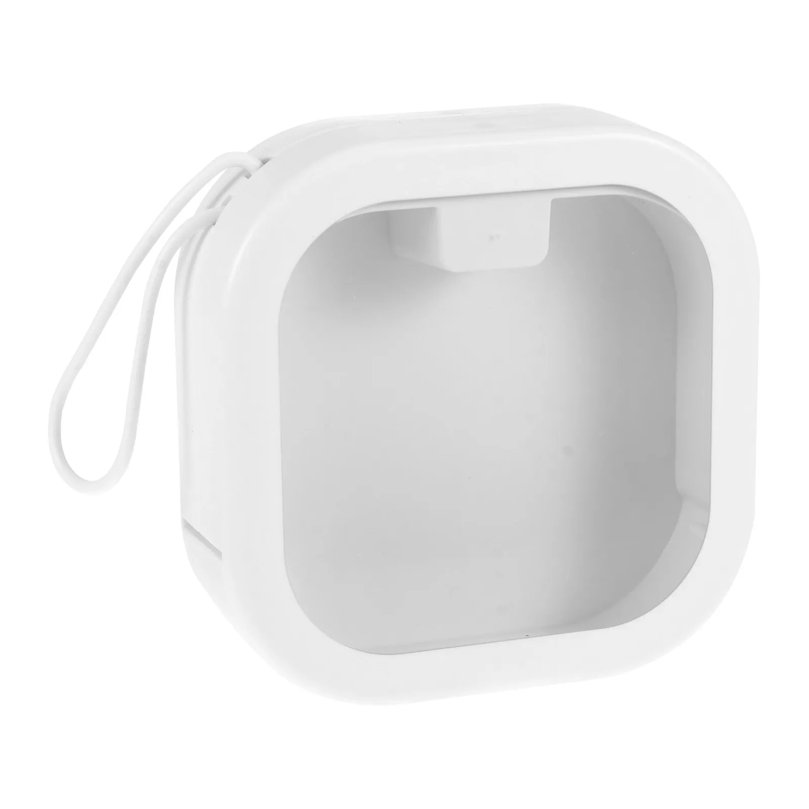1Pcs Teeth Orthodontics Storage Box Sturdy Portable Braces Holder Lightweight Compact Design for Retainers Dentures Office