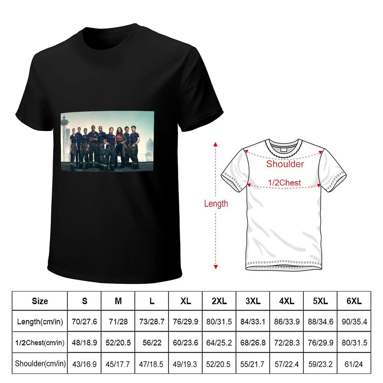 Station 19 T-Shirt Casual Trendy Streetwear Tee Shirt