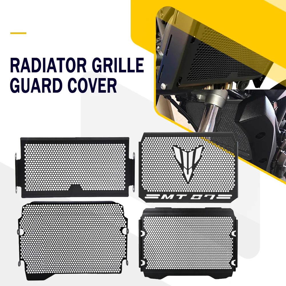 

Motorcycle Radiator Guard Oil Cooler Protector Grille Cover For YAMAHA FZ07 MT07 MT-07 FZ-07 2018 2019 2020 2021 2022 2023 2024