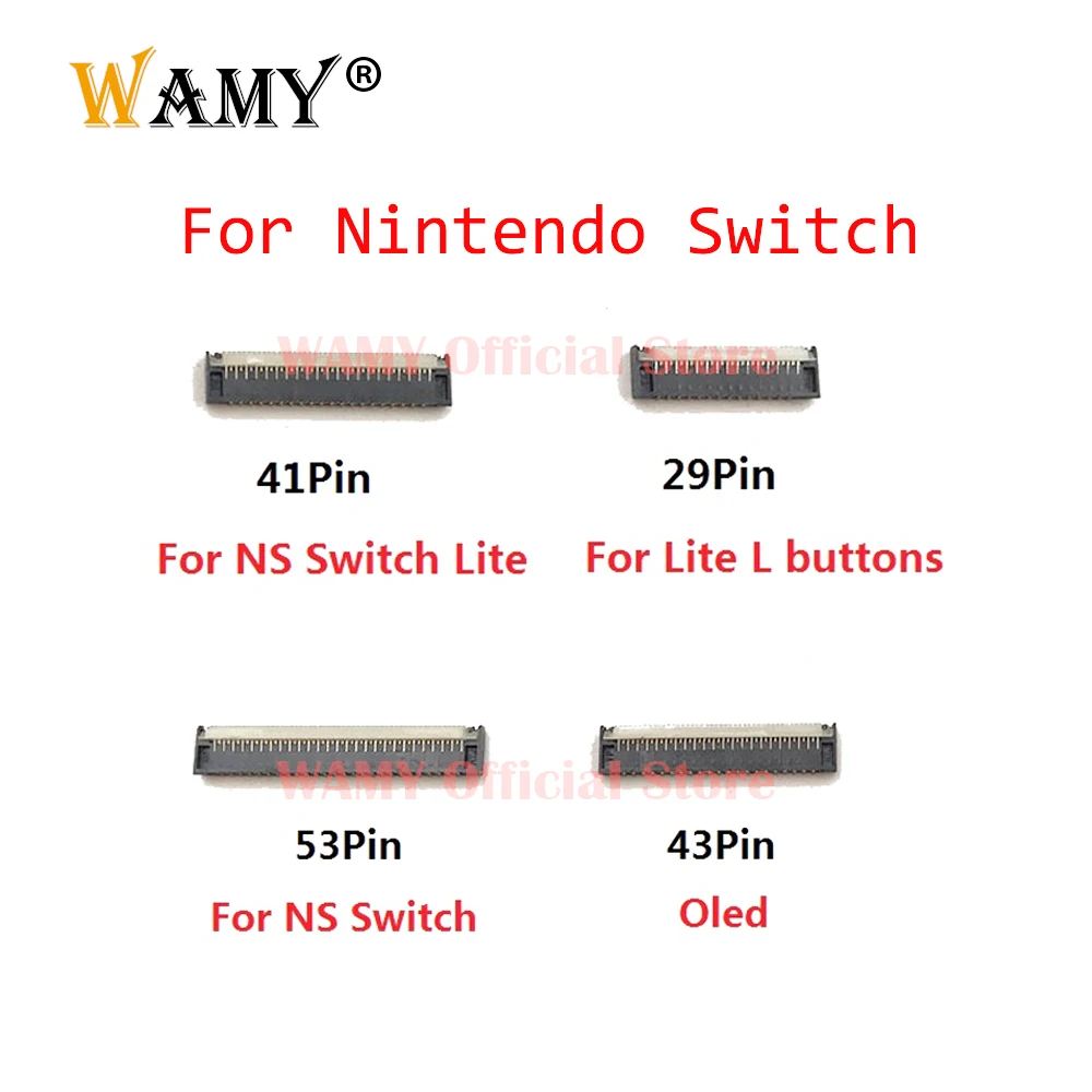 For NS Swtich Lite OLED Host Screen Socket FPC Connector For Nintendo Switch Lite L LCD Display Connector