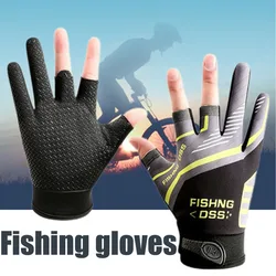 Vissershandschoen Outdoor Handhandschoenen Wanten voor het vissen Vingers Vingerloze bikerartikelen Vingerfietskleding Sport Entertainment