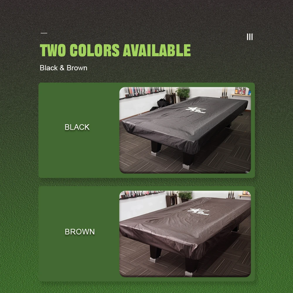 CRICAL Billiard Pool Table Cover with Oxford Cloth Cover for Billiard Pool Tables Dust Protection for 9FT Billiard Table