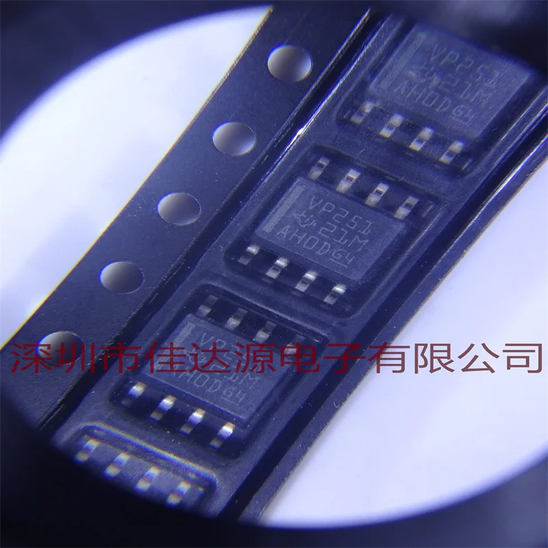 10Pcs~50Pcs Original SN65HVD251D SN65HVD251DR VP251 SOP-8 CAN transceiver chip IC