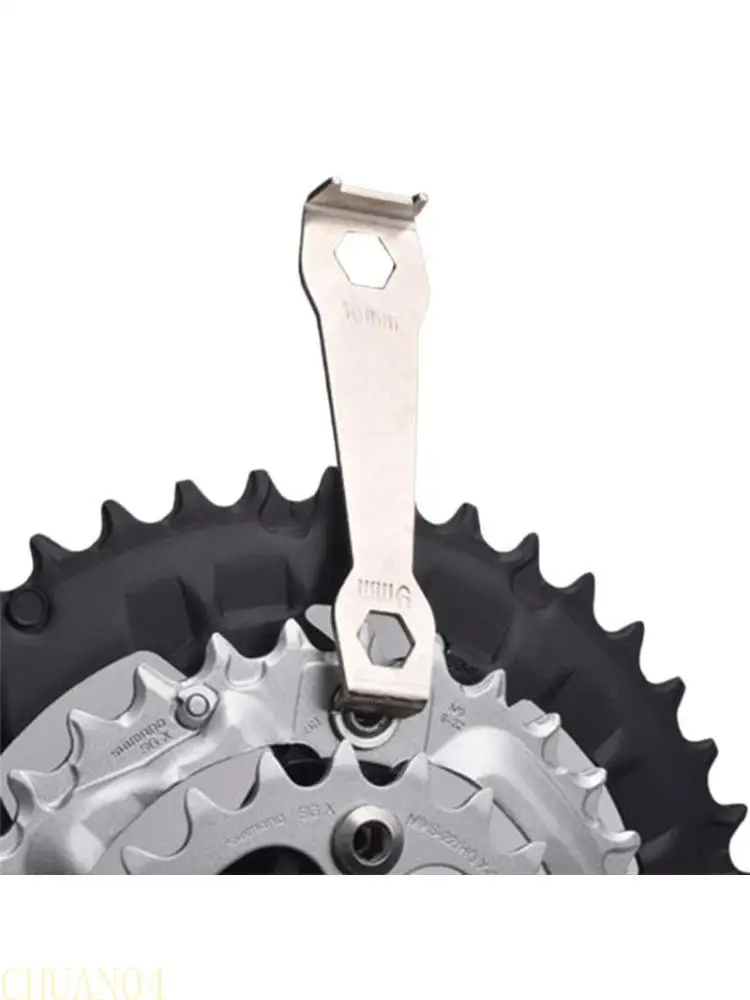 

A1A2 Mountain Bike Chainring Wrench, Bike Chainring Bolt Fixed Wrench Crank Spanner Wrench Tool