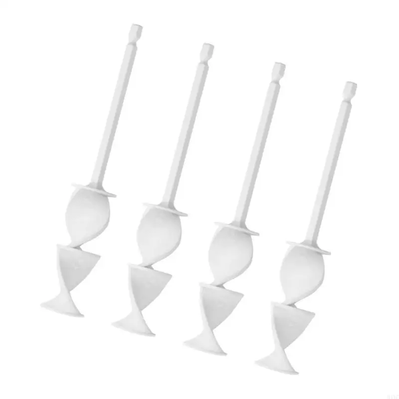 M4YC 4PCS الطلاء المقاوم للملابس مقاوم للقضيب القضيب سداسي سداسي سداسية الراتفية الايبوكسي الخلاط