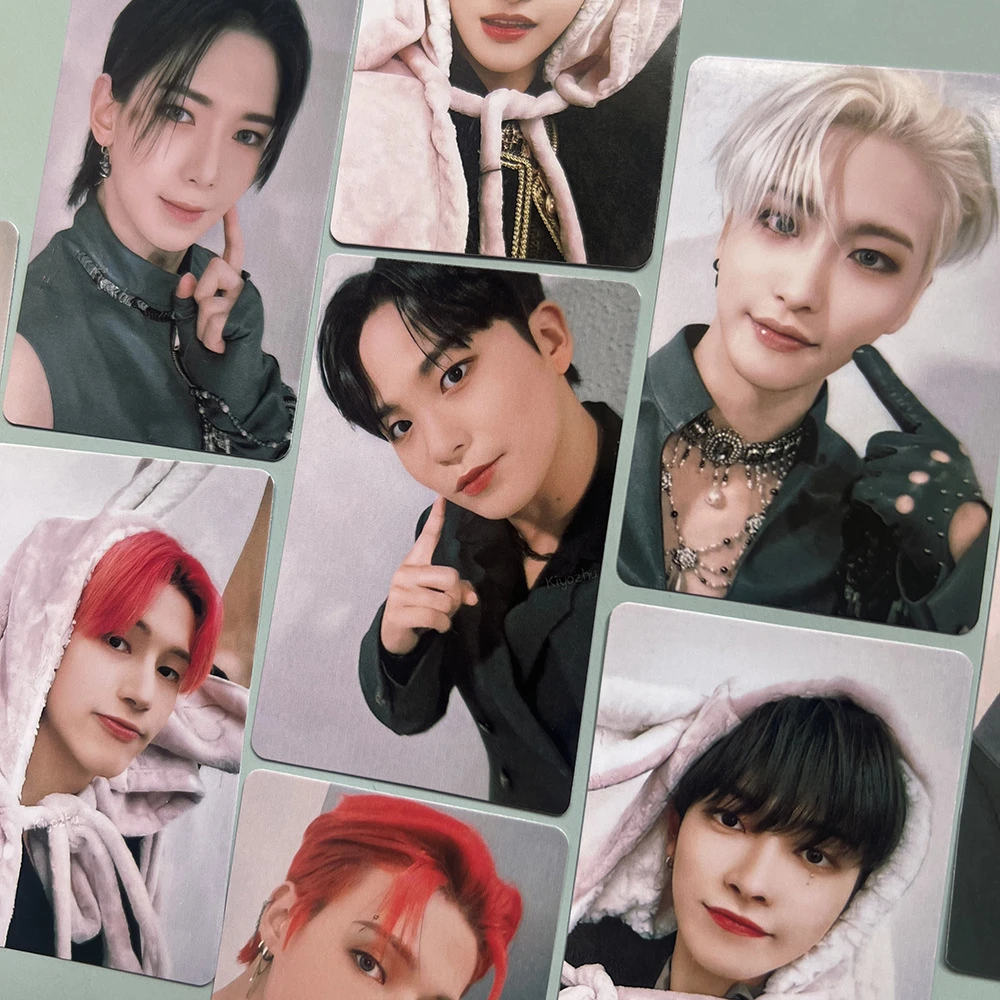 8Pcs/Set KPOP ATEEZ LIMITED Photocards SPIN OFF Postcard Hongjoong Seonghwa San Yunho Lucky Draw LOMO Cards Fans Collection Gift