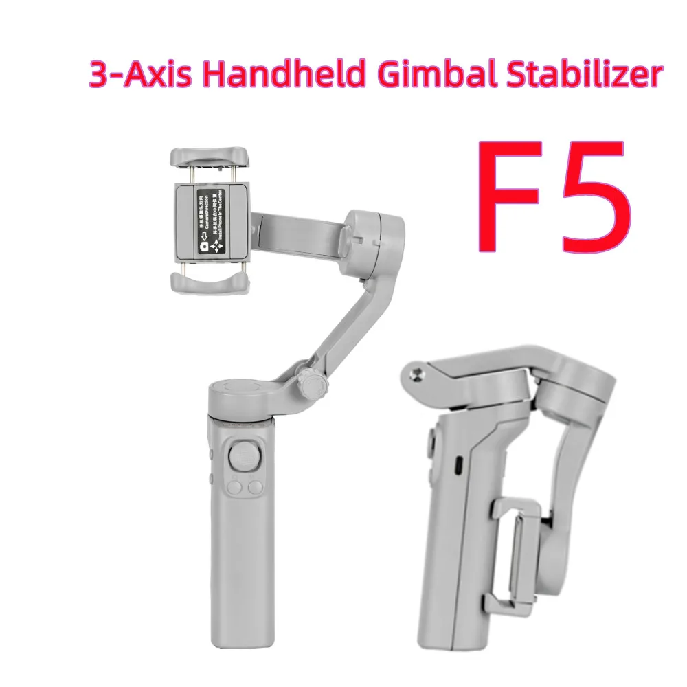 

F5 Handheld Gimbal Stabilizer 3-Axis Foldable Smartphone Gimbal Selfie Stick Tripod Phone Stabilizer for iPhone 14 pro max