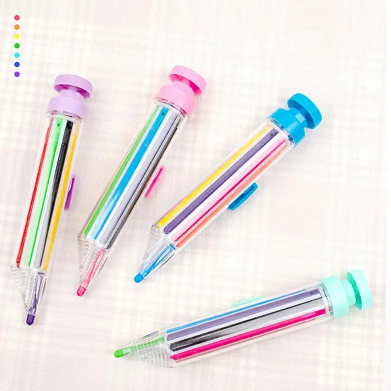 8 в 1, разноцветные карандаши для рисования