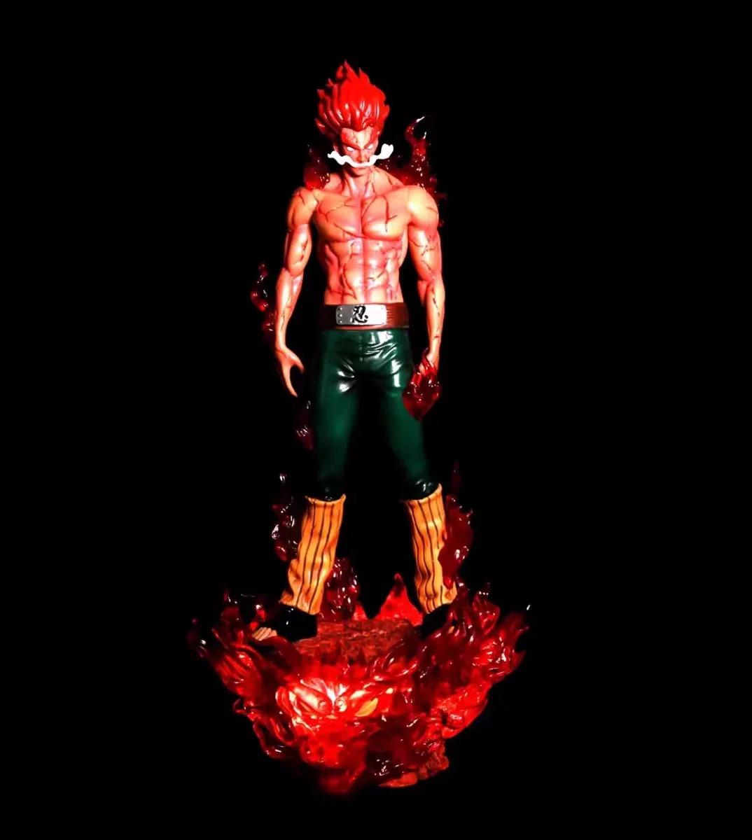 

In Stock Naruto Door God Night Kai Series anime figures Can be glowing move PVC Favorite 13.77Inch/35cm Beast Battle toys Gifts