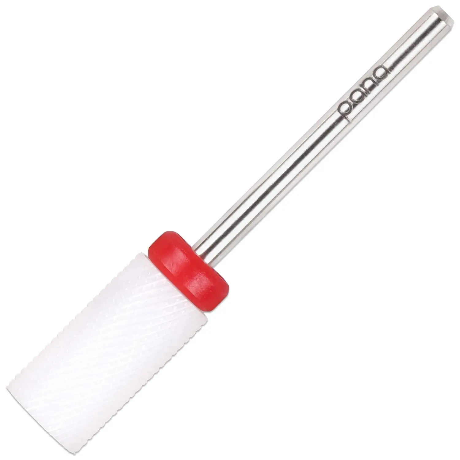 

Flat Top Large Barrel 3/32" Ceramic Nail Drill Bit - Fine Grit for Fast Acrylic & Hard Gel Removal, Manicure & Pedicure Tool