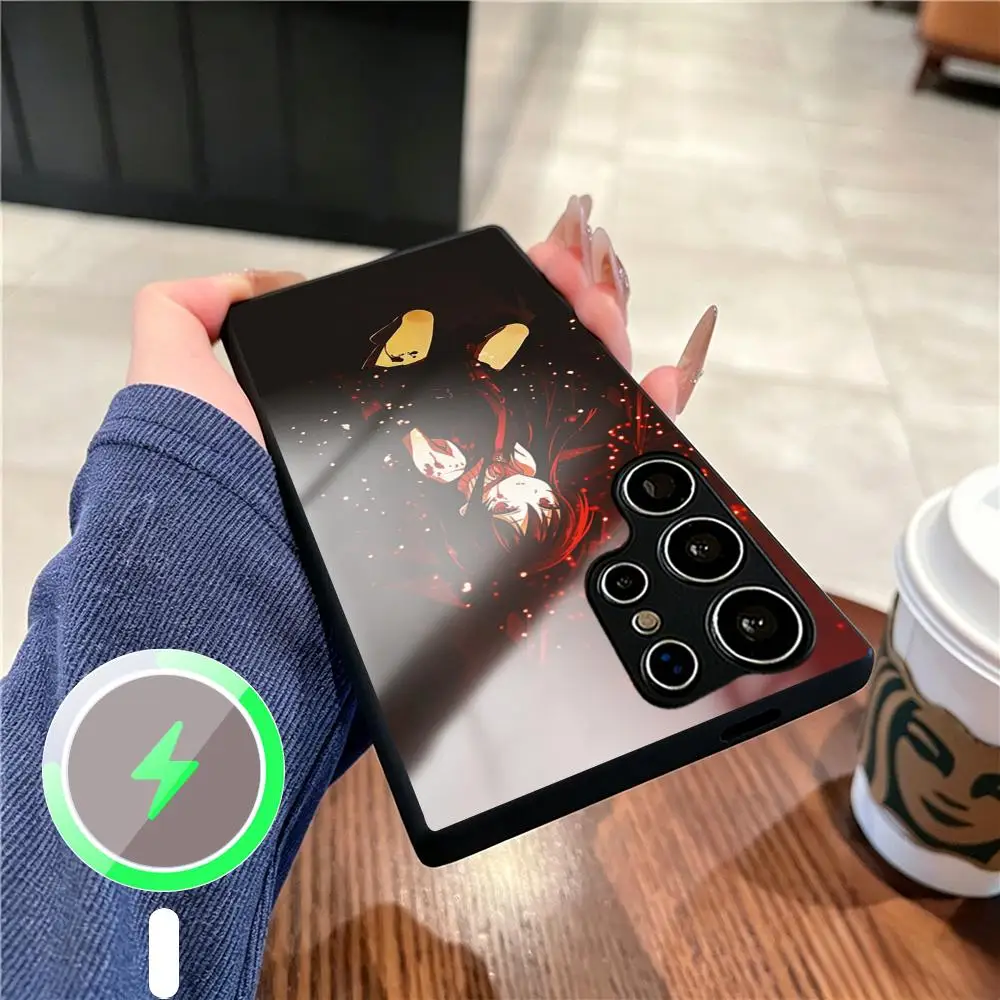 Hot Blood Akame Kill design pattern Phone Case For Samsung S26 S25 S24 S23 S22 S21 Plus Ultra Fold A Glass Magnetic Case