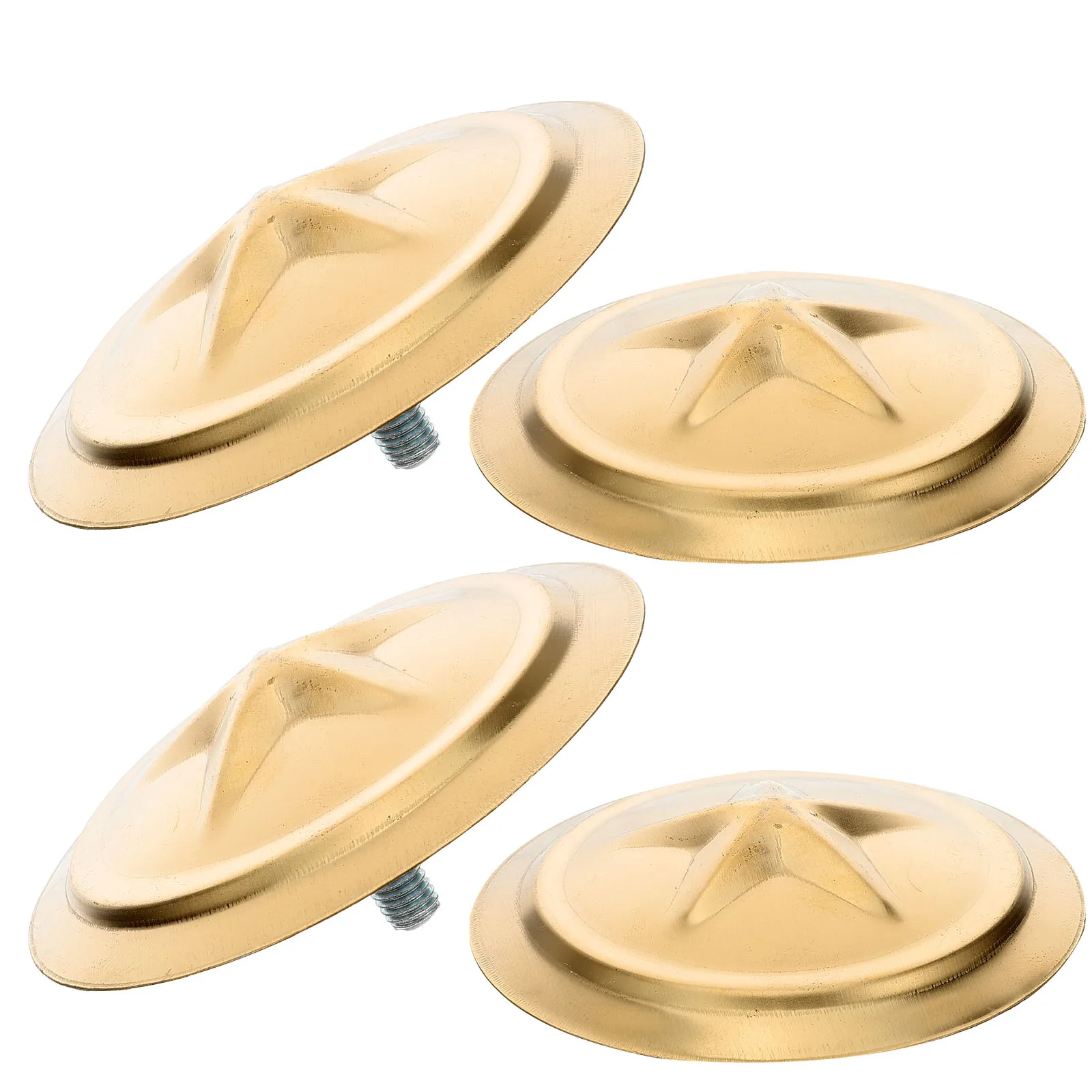 

4 Pcs Golden Iron Upholstery Tacks Retro Furniture Nails for Door Decoration Sturdy Material No Burrs Sofas Chairs Doors