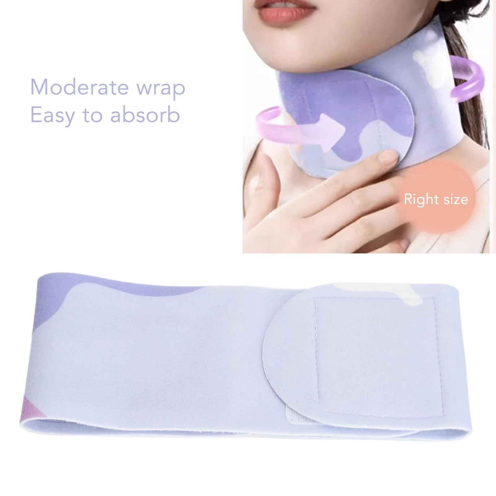 首のしわパッチ ジェルネックパッチ フェイクスエード 洗える アンチエイジング スムージングジェル ネックラップパッド 2個