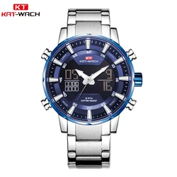 KAT-WACH-Men's Waterproof Quartz Watch, High-Grade, Luxury Products, New Trend, 2024