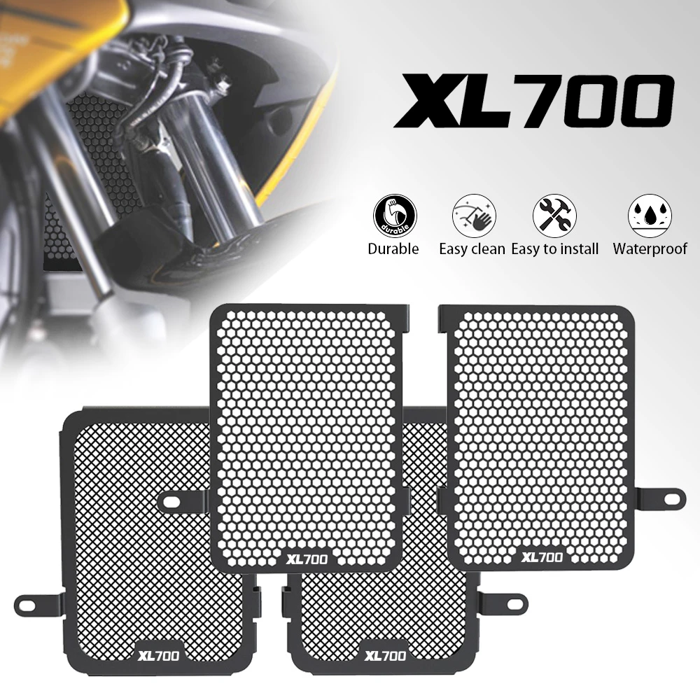 

XL 700 V Transalp 2008-2022 2021 2020 2019 2018 2017 Motorcycle Radiator Grille Guard Cover FOR Honda XL700V Transalp XL 750V