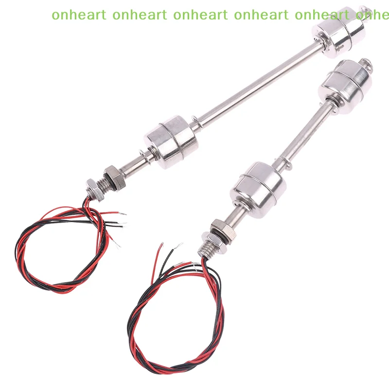 [C]Double Balls Float Switch Stainless Steel Tank Pool Controller Water Level Liquid Flow Sensor