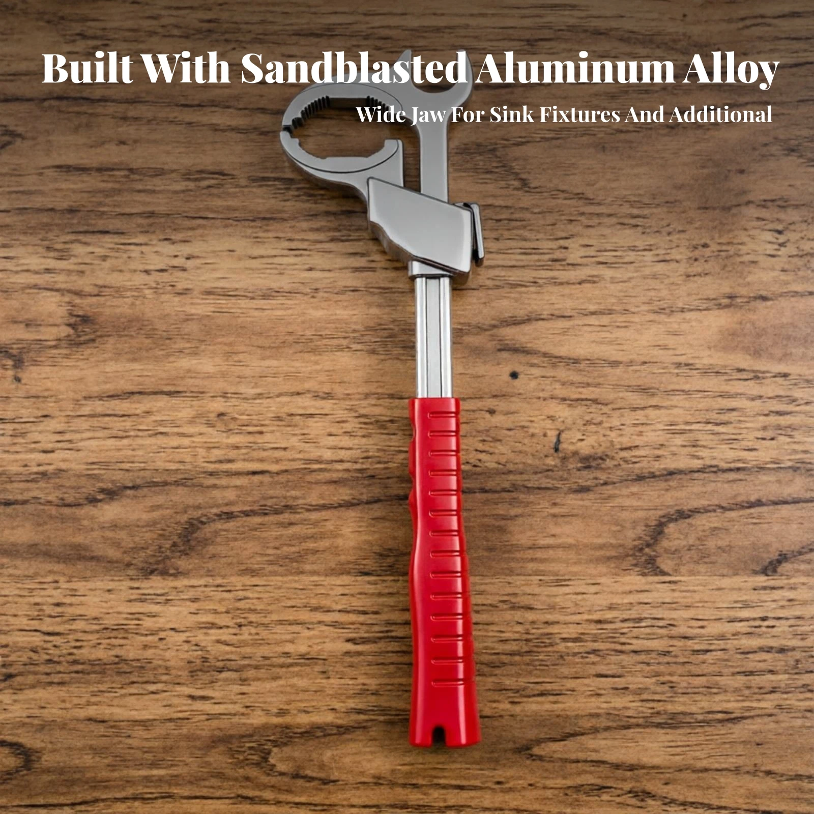 Open-End Basin Wrench Tight Confined Areas Sink Faucet Wrench Plumbing Tool Multifunctional Non-Slip for Plumbers