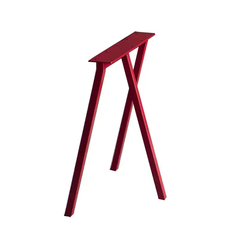 

Crimson Metal Table Legs Modernist Dining Table Base Stand Industrial Computer Desk Feet for Office Furniture Assembly
