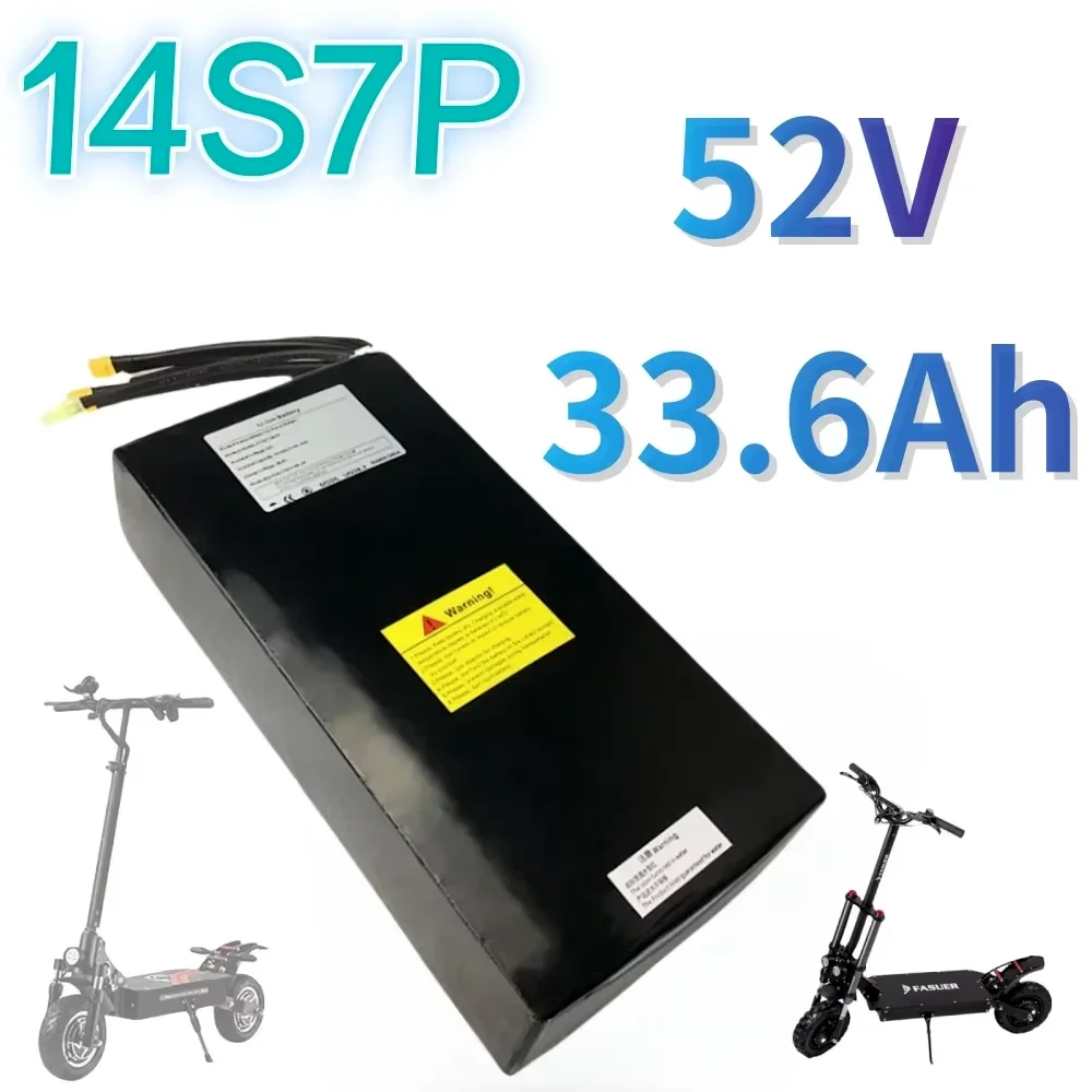

21700 battery 14S7P 52V 33.6Ah/33600mAh Rechargeable Lithium Battery Pack Suitable For Dual Drive Scooter Battery