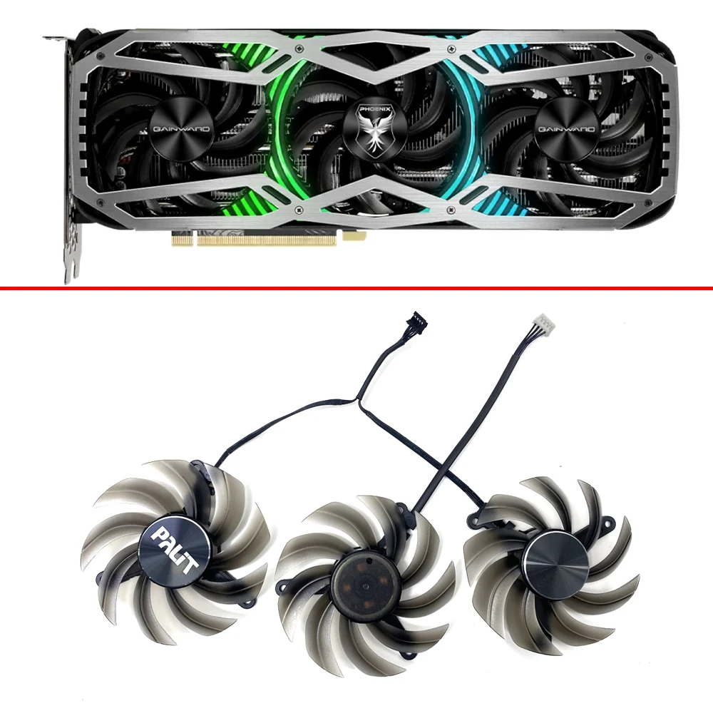 

82MM 4pin FD8015U12D RTX3060Ti RTX370 For Gainward RTX 3060 Ti 3070 3070Ti 3080 3080Ti 3090 Phoenix GS GPU Cooling Fan