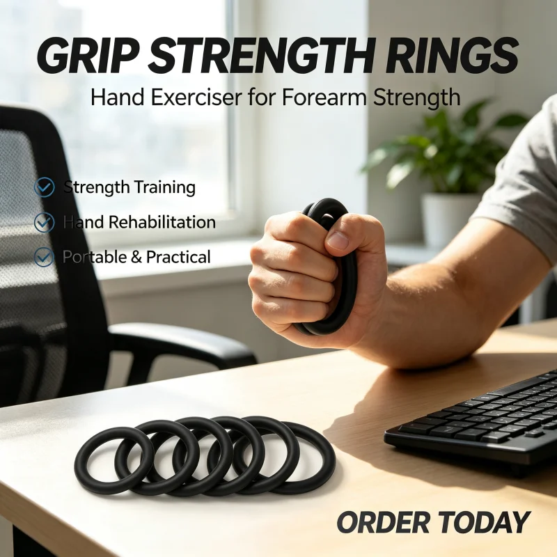 2-Piece Set of Soft Silicone Rings Male Stretching Exercise Training Rings Reusable Elastic Men's Health Bedroom Accessories