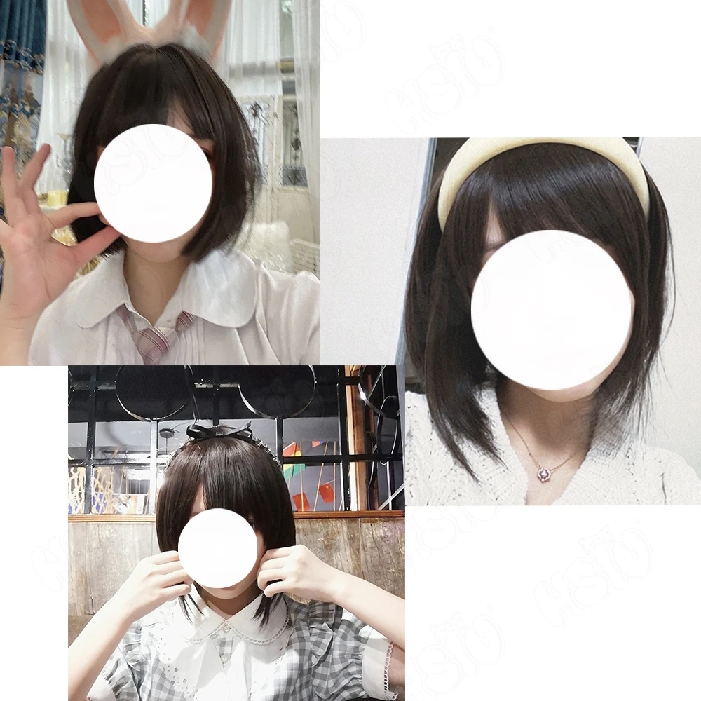 Megumi Kato Cosplay Wig Anime Saekano:How to Raise a Boring Girlfriend Cosplay HSIU Black Short hair Synthetic Wig+Wig Cap