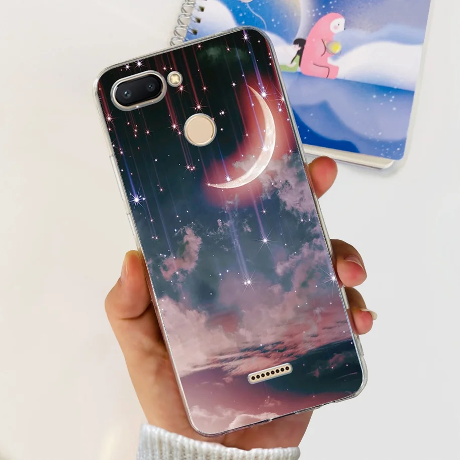 For Cover Xiaomi Redmi 6 Phone Case Fashion Marble Butterfly Soft Silicone Back Cover For Xiomi Redmi 6 6A Redmi6 Redmi6a Fundas