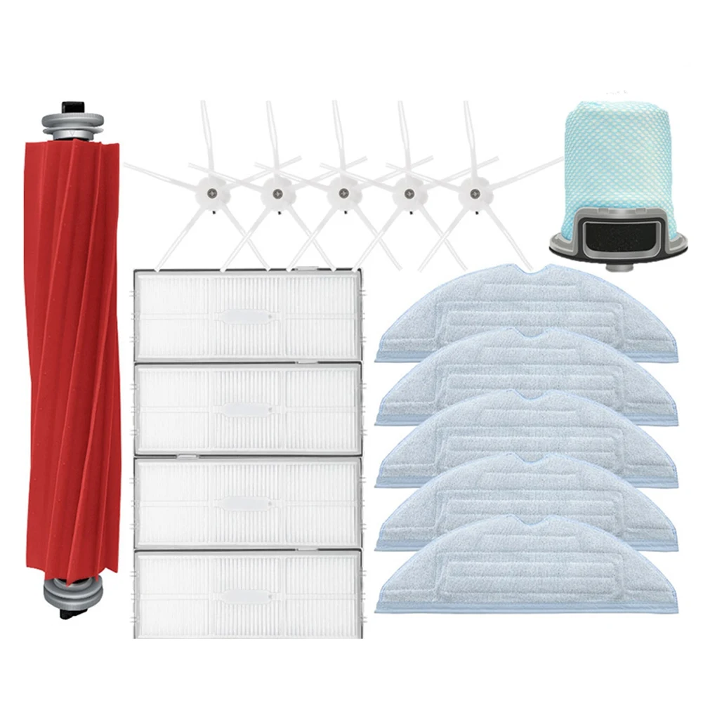 شاومي روبوروك t7s s7 روبوت كنس ، فرشاة رئيسية ، فرشاة جانبية ، فلتر قماش ممسحة ، قطع غيار ، ملحقات